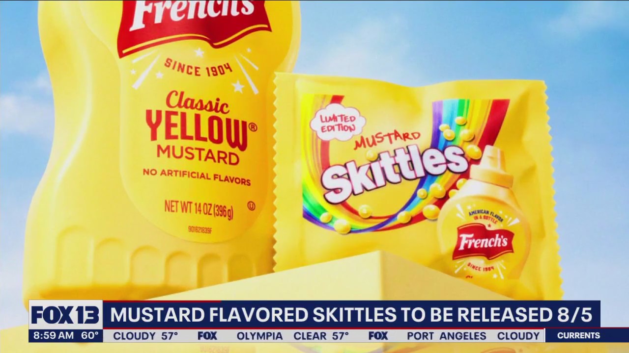 Mustard flavored Skittles to be released 8/5