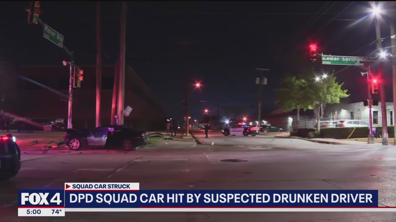 Drunk teenager accused of crashing into DPD car | FOX 4 Dallas-Fort Worth