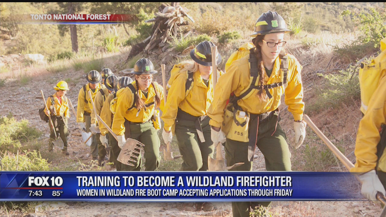 Training to become a wildland firefighter