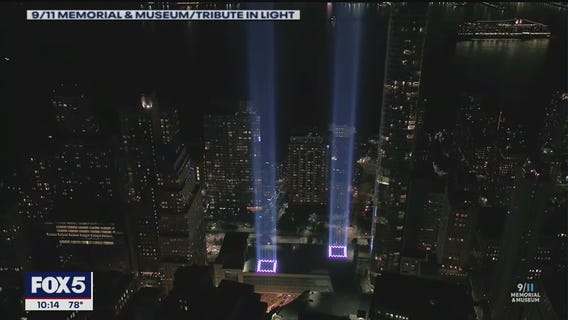 Firefighters save annual 9/11 Tribute in Light