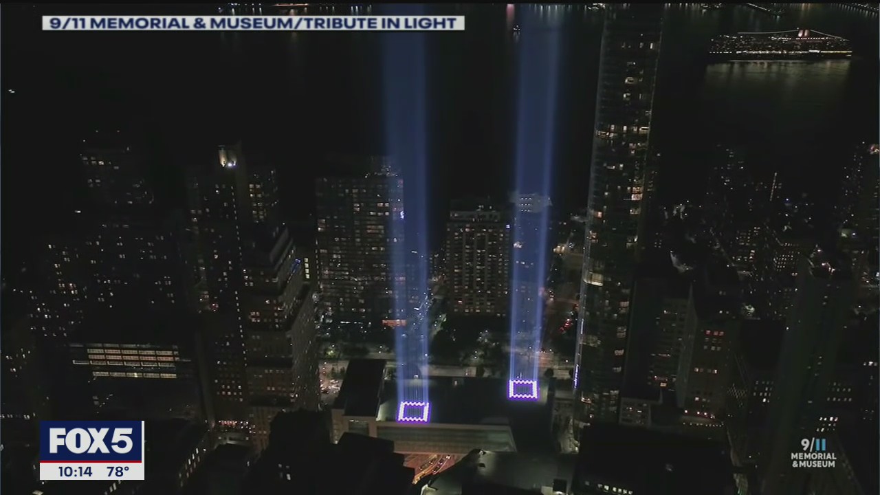 Firefighters save annual 9/11 Tribute in Light