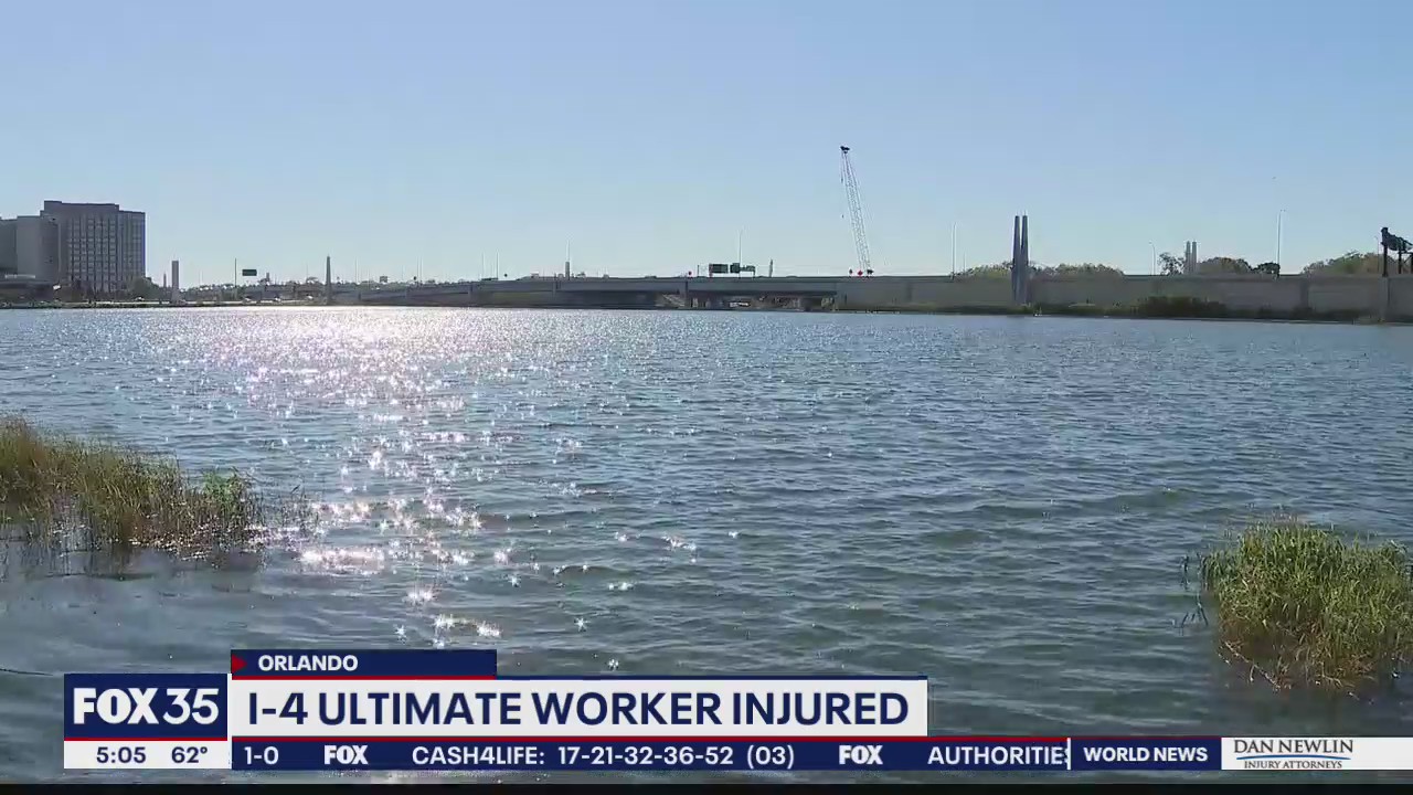 I-4 Ultimate worker injured after fall