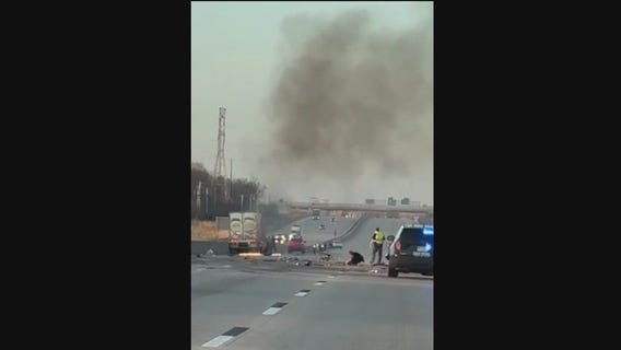 I-94 accident in Kenosha County viewer video