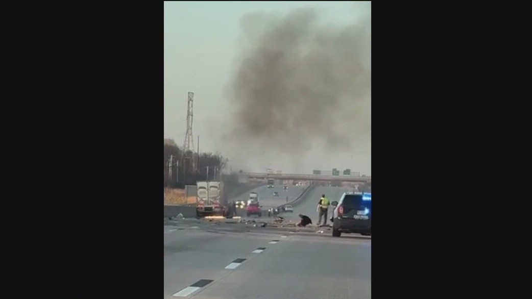 I-94 accident in Kenosha County viewer video