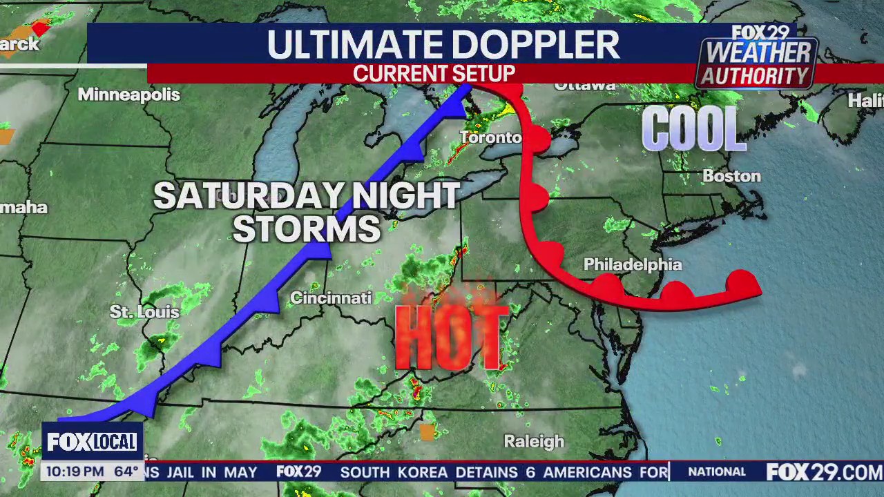 Weather Authority: Friday 10 p.m. forecast