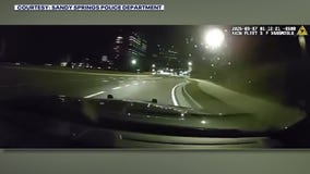 High speed Sandy Springs police chase ends with PIT