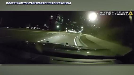 High speed Sandy Springs police chase ends with PIT