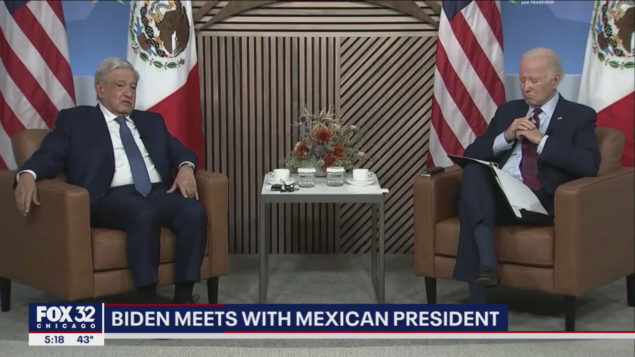 Biden meets with Mexico's president