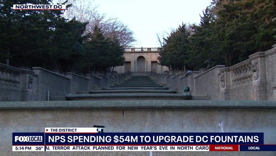 National Parks Service spending $54M to upgrade DC fountains