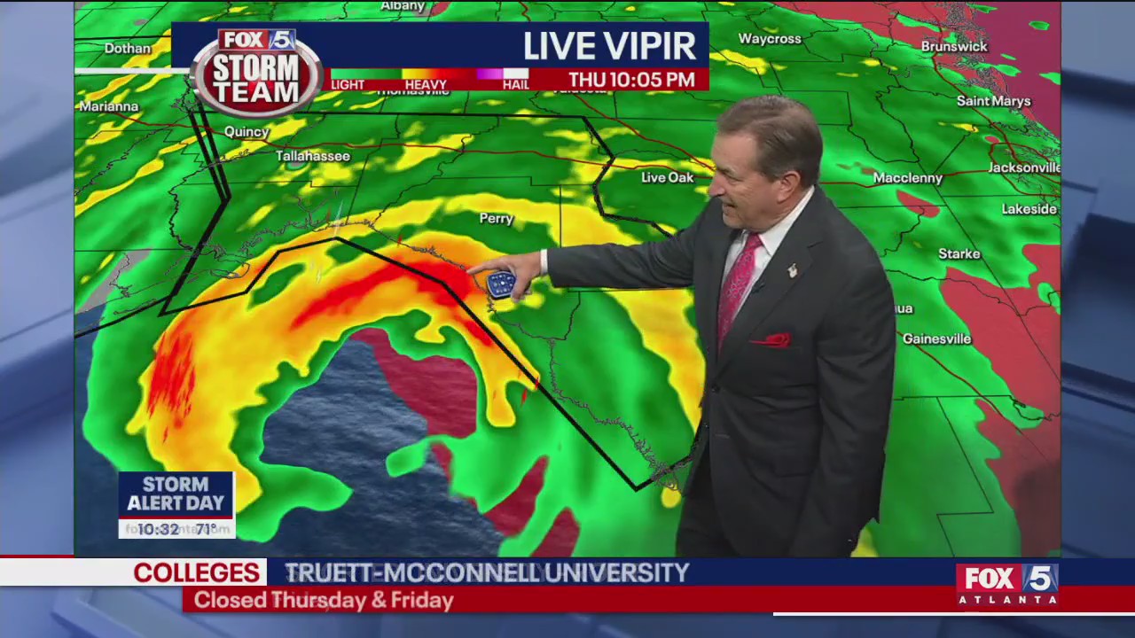 Hurricane Helene 10:30 p.m. Thursday update | FOX 5 Atlanta