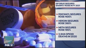 Illinois State Police: Combined illegal drugs seized valued at $71M in FY 2021