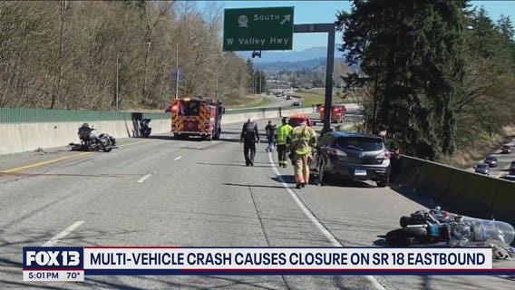 2 airlifted from crash on State Route 18