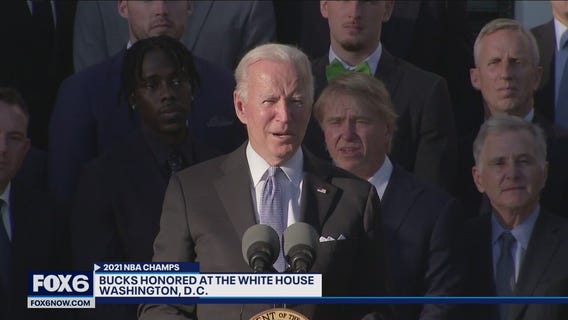 2021 NBA Champions honored at the White House