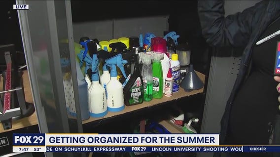 Getting your garage organized for summer