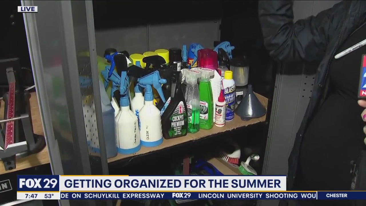 Getting your garage organized for summer