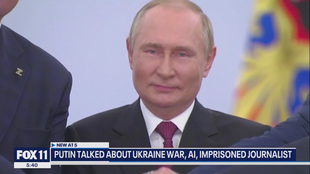 Putin on Ukraine War, Elon Musk, AI