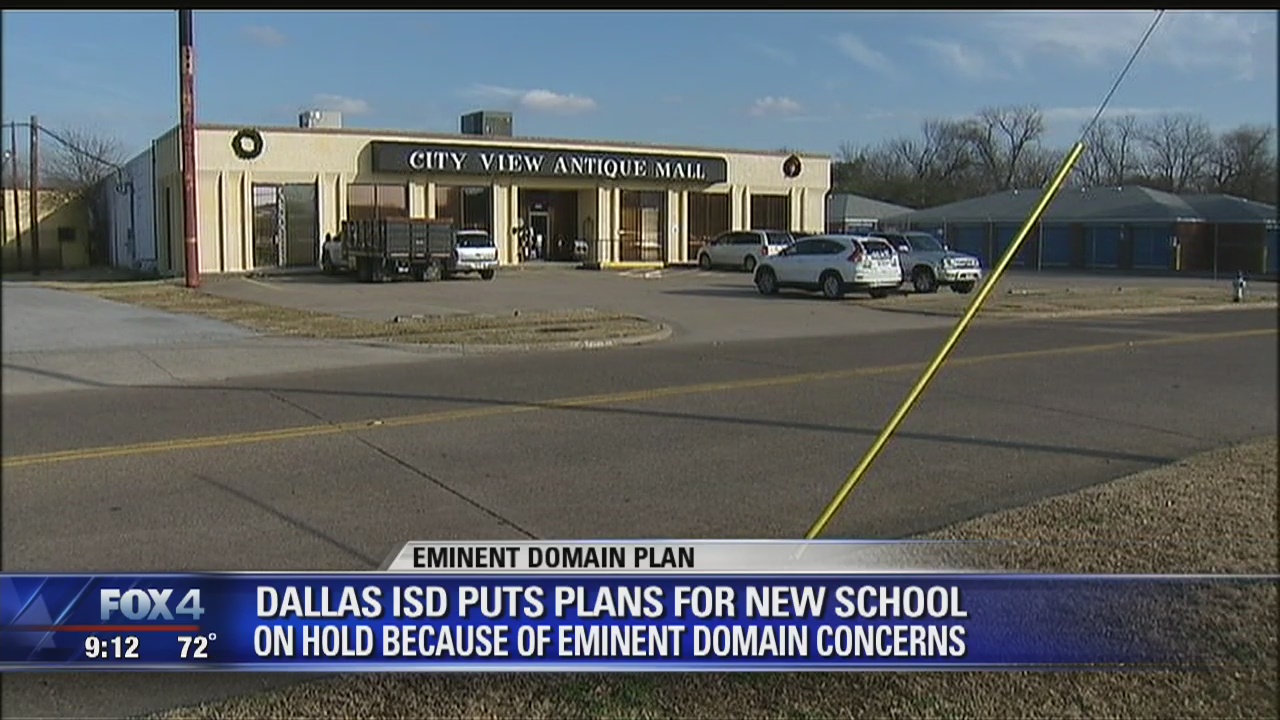 Eminent Domain Plan | FOX 4 Dallas-Fort Worth