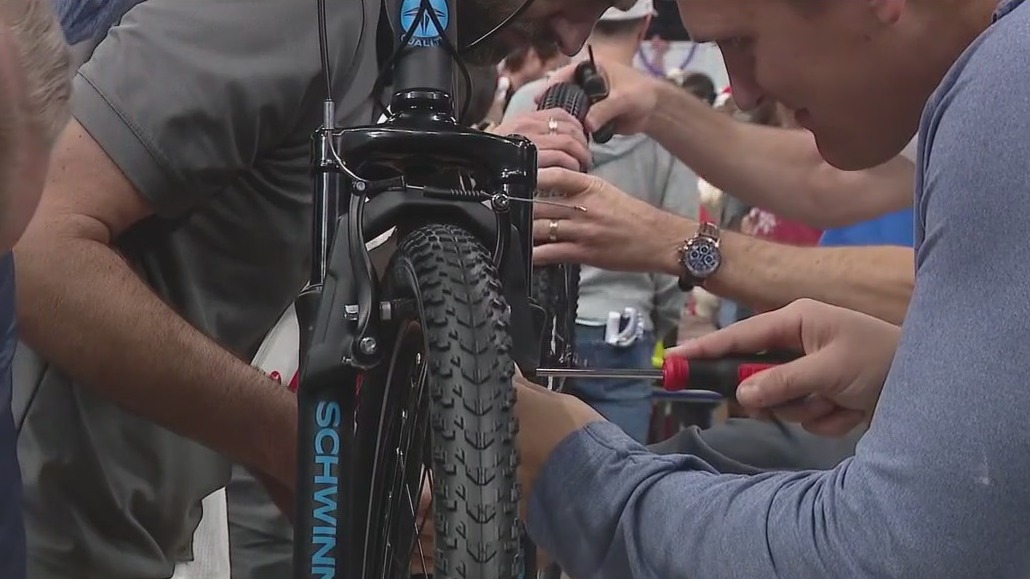 OnBikes preps for Santa's Bike Shop