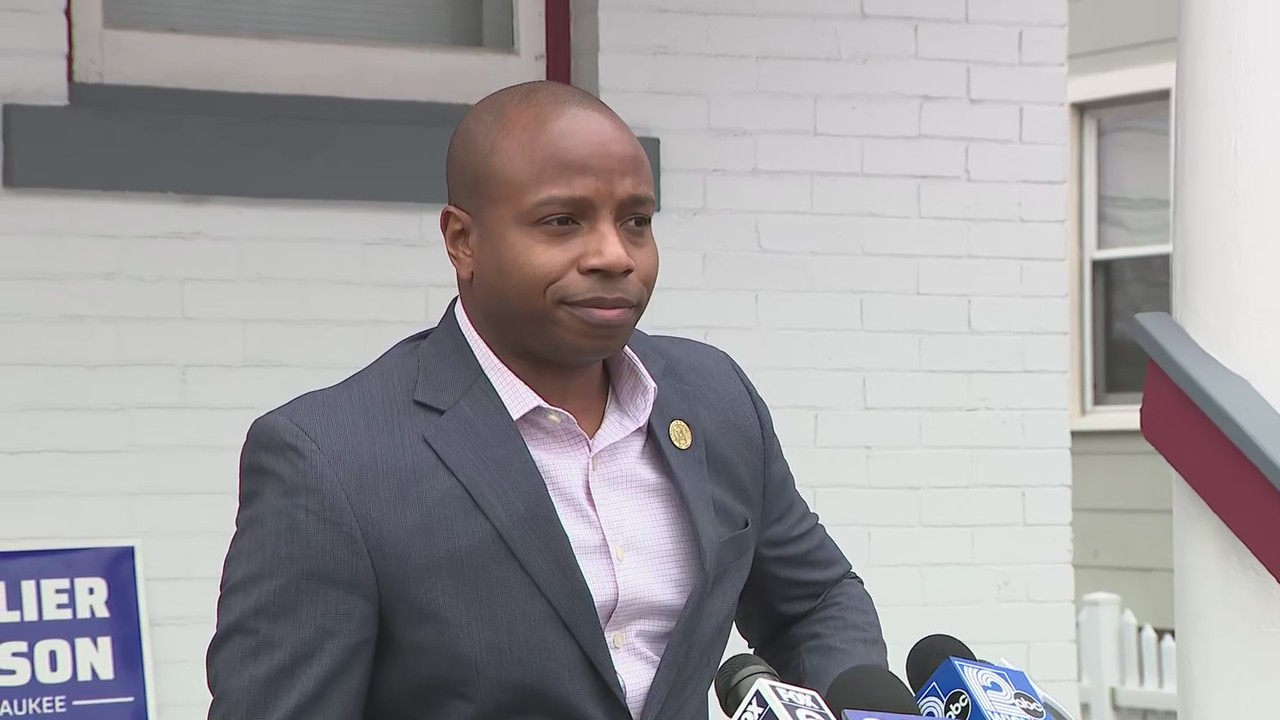 Acting Milwaukee Mayor Cavalier Johnson speaks in wake of primary election