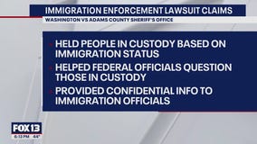 WA sues Adams County for assisting federal immigration enforcement