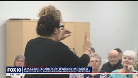 Phoenix Amazon fulfillment center gives tours to the deaf community, thanks to this couple