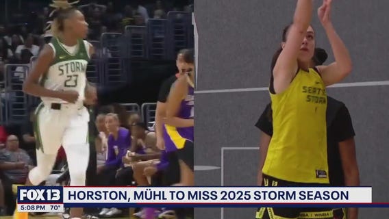 Seattle Storm's Horston, Mühl out for 2025 WNBA season