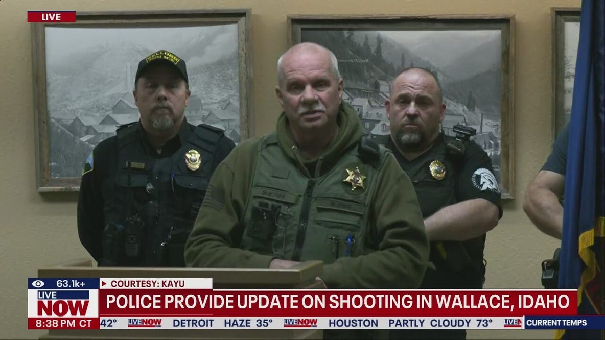 Shooting at Idaho sheriff's office leaves 3 injured, suspect dead