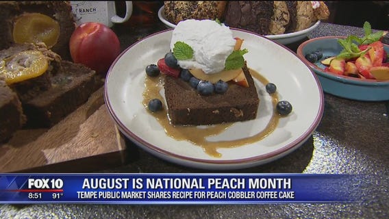Peach Cobbler with Tempe Public Market Cafe