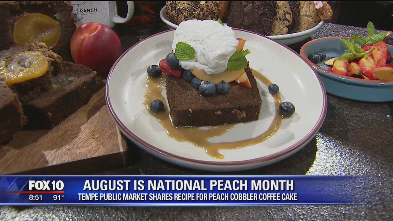 Peach Cobbler with Tempe Public Market Cafe