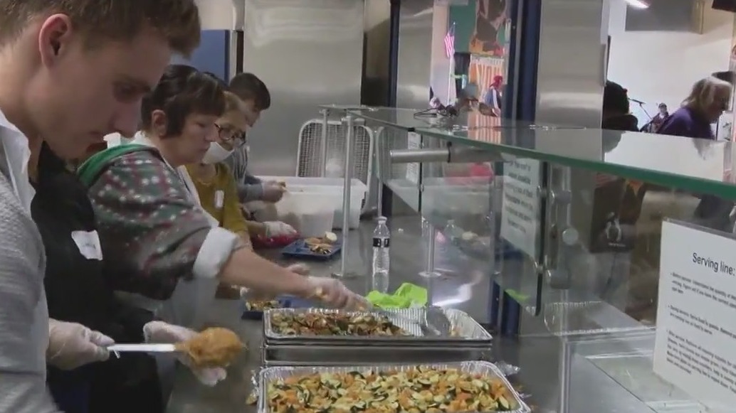 Thousands fed a warm Christmas meal at St. Vincent de Paul