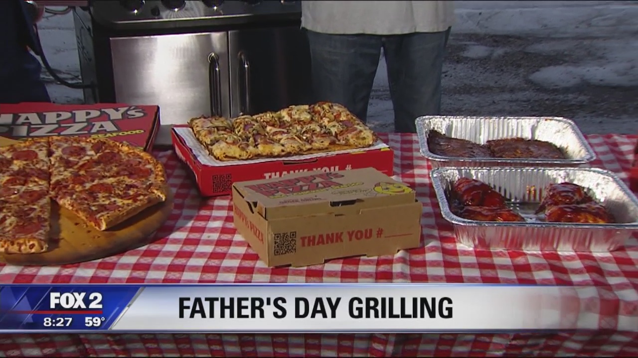 Combining BBQ with pizza on Father?s Day