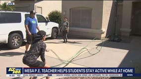 Mesa P.E. teacher helps students stay active while at home