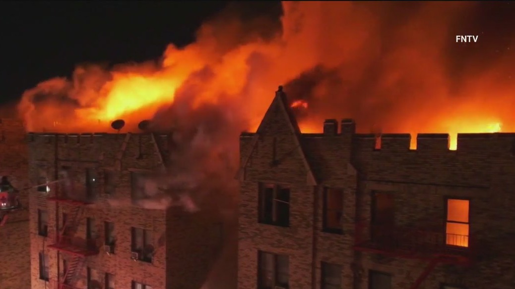 7 Injured in massive Bronx apartment blaze