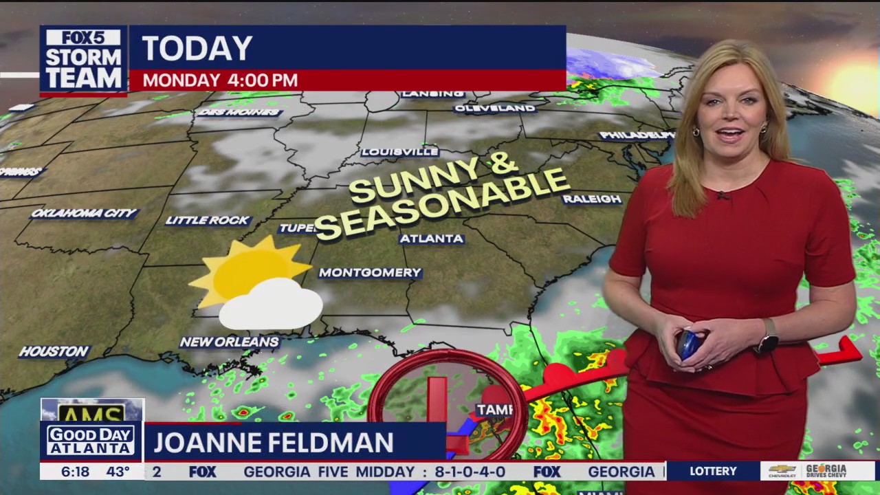 Monday morning weather forecast