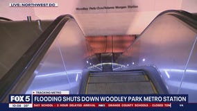 Flooding shuts down Woodley Park Metro Station