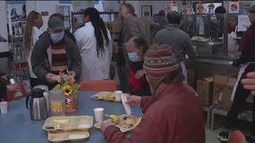 Thanksgiving celebration at Glide Memorial Church in San Francisco