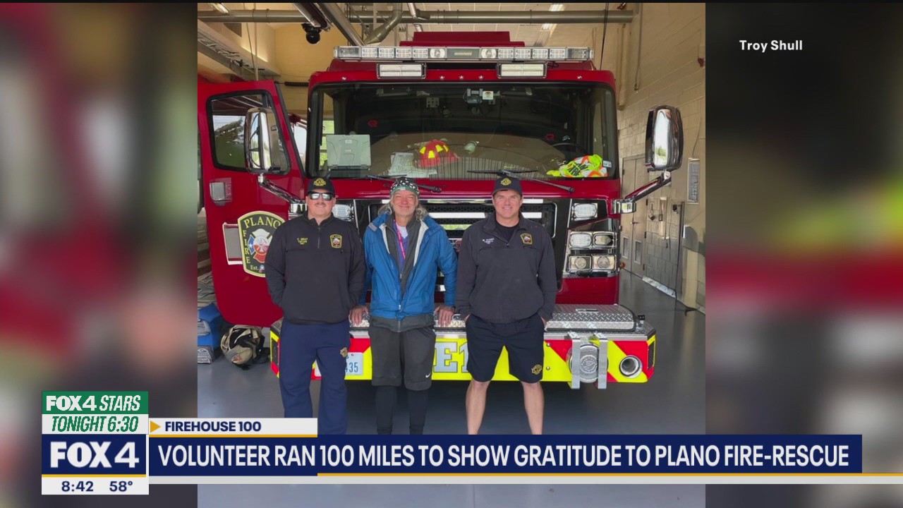Volunteer ran 100 miles to thank Plano Fire-Rescue