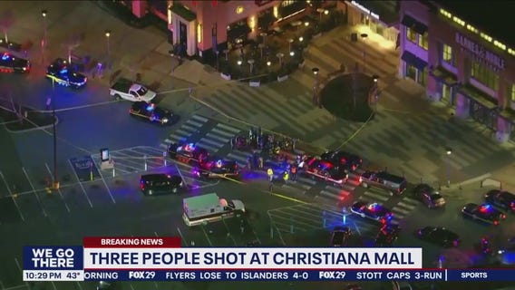 Delaware State Police say 3 people were shot and 5 others injured in fight at Christiana Mall that led to shooting