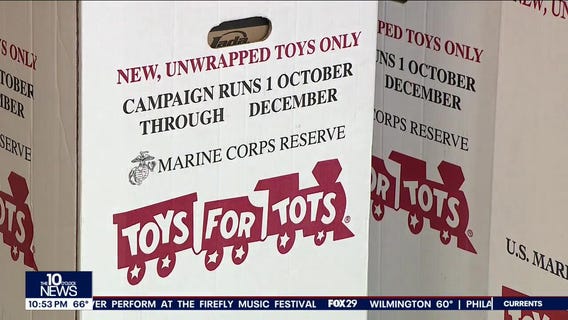 Philly, Delco Toys for Tots in need of a warehouse to store toys ahead of 2022 campaign