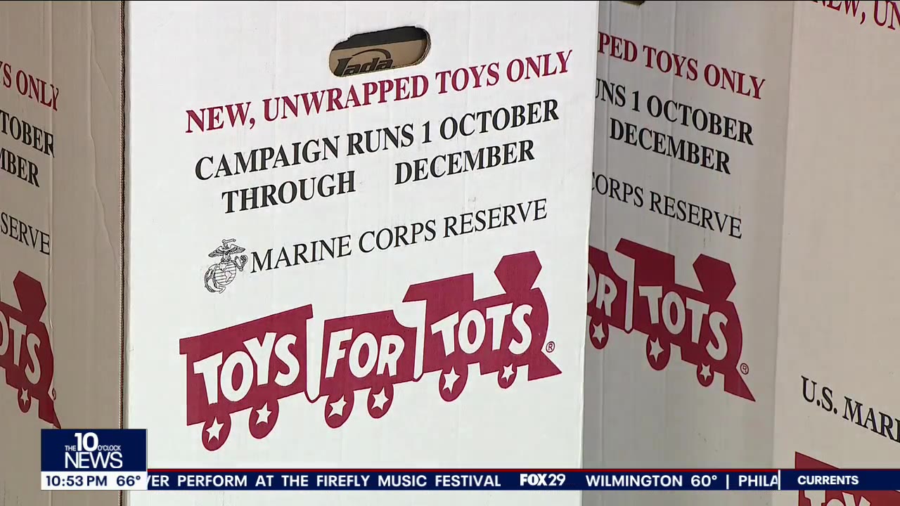 Philly, Delco Toys for Tots in need of a warehouse to store toys ahead of 2022 campaign