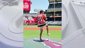Angels introduce Ducks 1st-rounder Roger McQueen