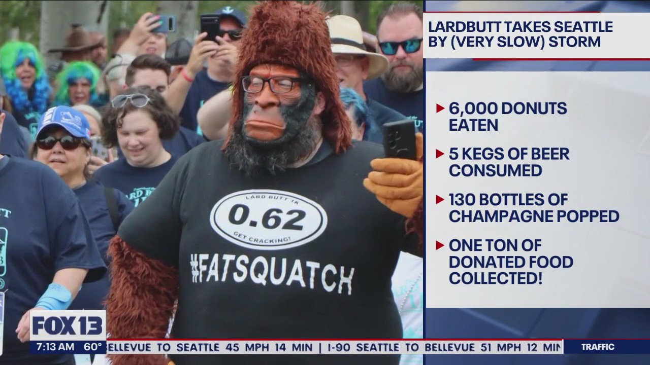 Lard Butt 1K takes Seattle by (very slow) storm