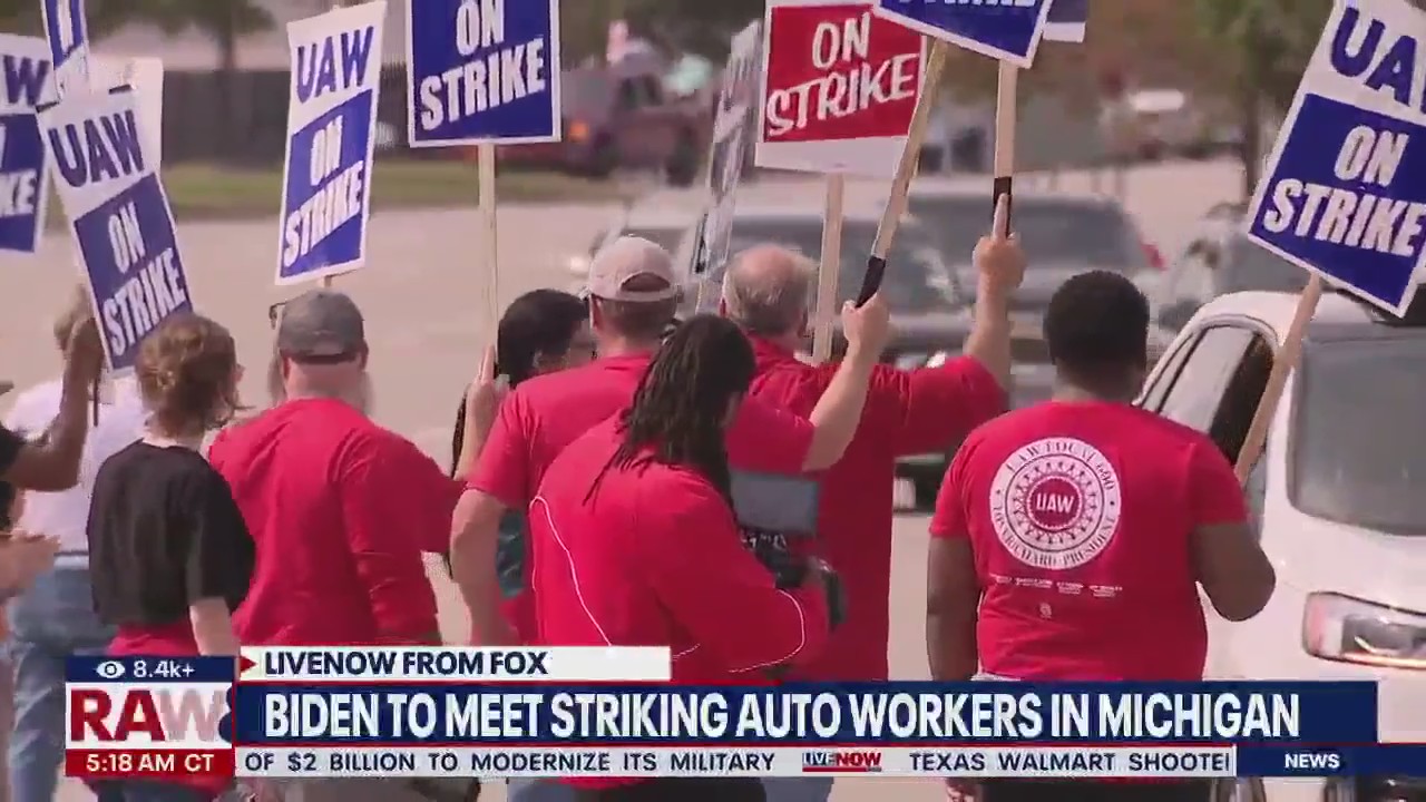 Biden to join autoworkers on picket lines