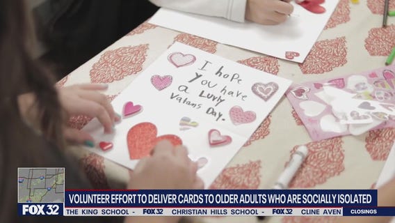 Cupid Crew 2022 collecting and delivering cards to older adults who are socially isolated