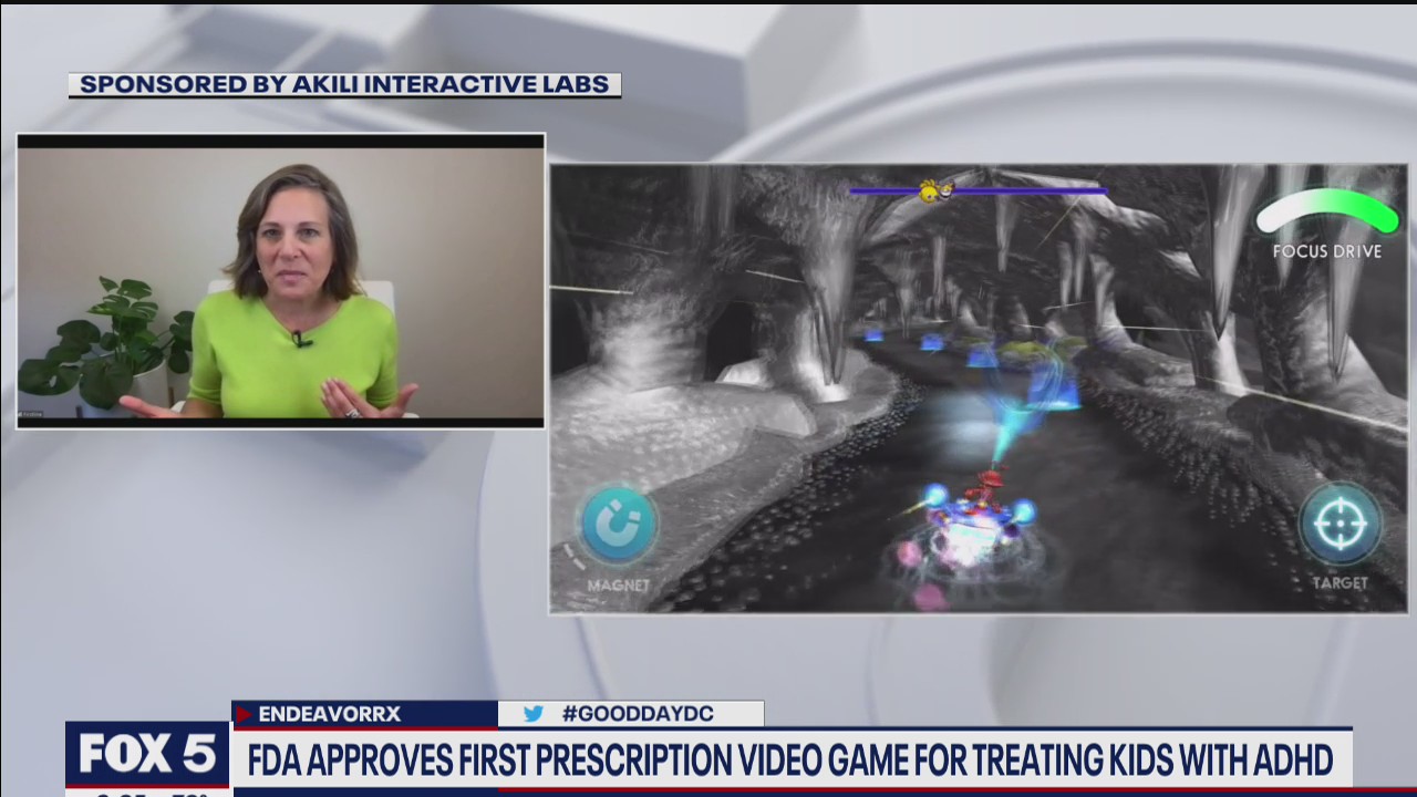 FDA approves first prescription video game to treat kids with ADHD