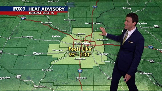 MN weather: Heat advisory for Tuesday