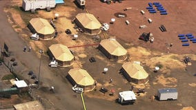 Raw Video: SkyFOX over San Quentin Prison as a "deep clean" is carried out