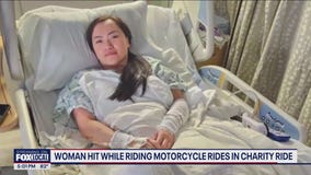 Once left for dead, WA woman completes charity motorcycle ride Sunday