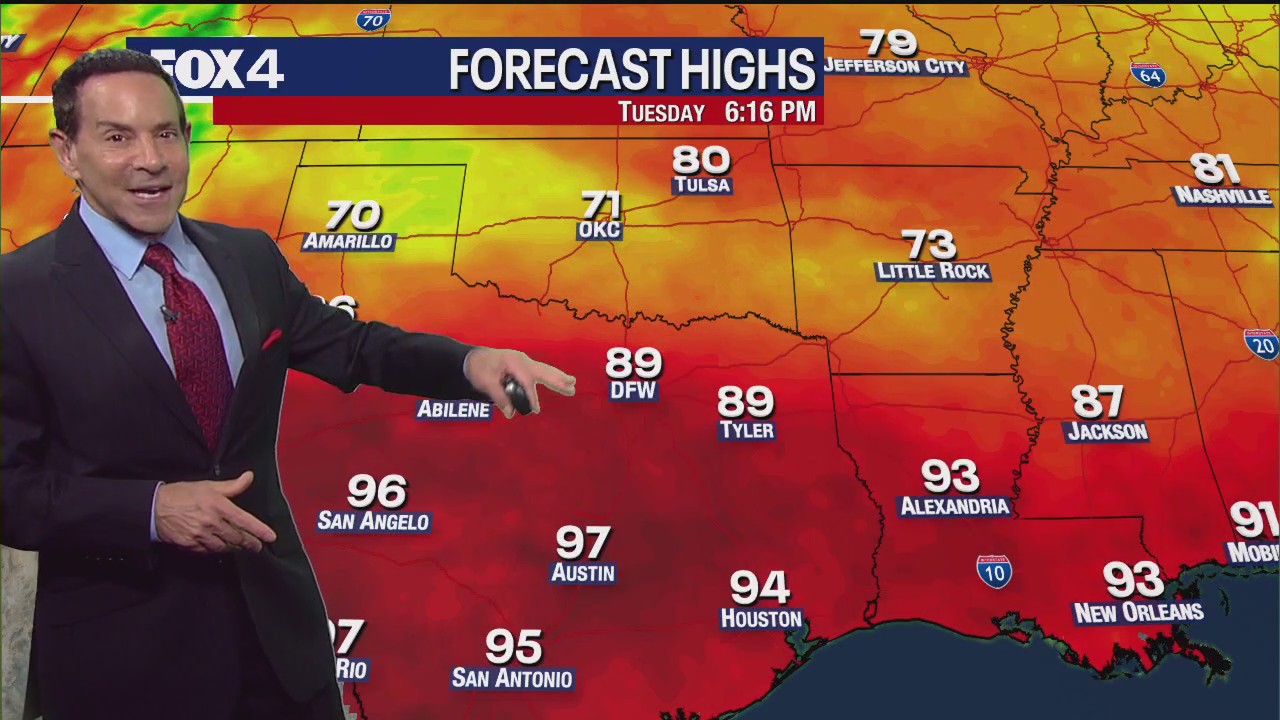 Dallas weather: Aug. 26 morning forecast