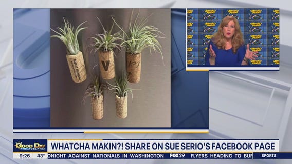 Whatcha Makin: Springtime wreaths and repurposed wine corks